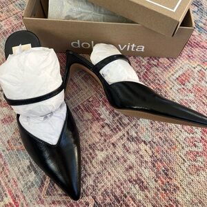 DOLCE VITA KANIKA MIDNIGHT CRINKLE PATENT